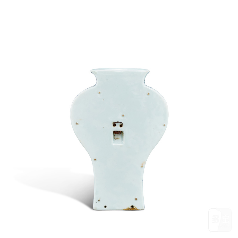 A famille-verte 'phoenix' wall vase, Qing dynasty, 18th - 19th century | 清十八至十九世紀 五彩穿花鳳紋壁瓶 - 图3